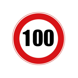 교통 표지판 - 속도 제한 (옵션선택)