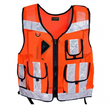 대영에스엔에스 2011xcay 주황 경찰조끼  (Size Free)