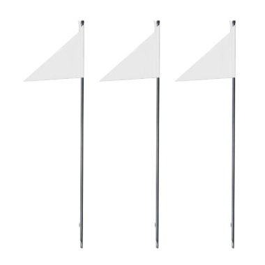 측량 깃발 백색