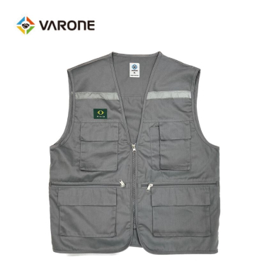 T/C 천 조끼 회색 (옵션선택)