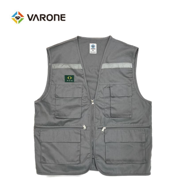 T/C 천 조끼 회색 (옵션선택)