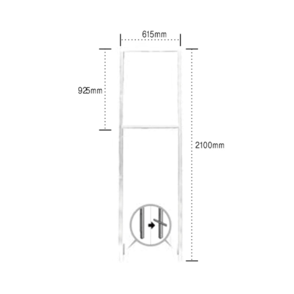 간판틀 매립형 60 x 90