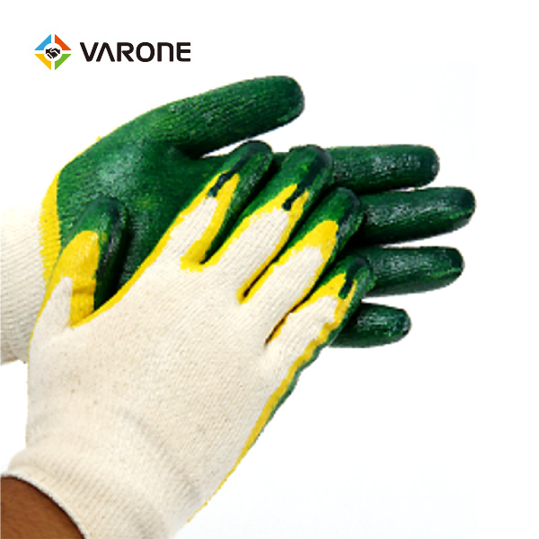 청색 이중코팅 장갑